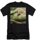 Cougar Jumping Across a Stream Brian Tarr T-Shirt