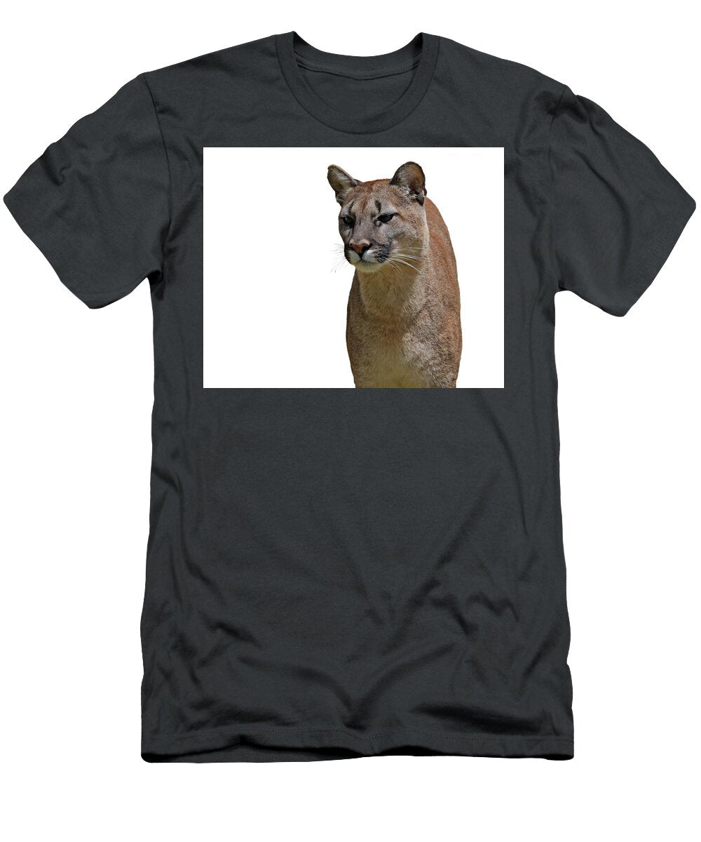 Cougar on White Background W2 Les Classics T-Shirt