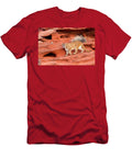 Cougar or Mountain Lion Walking Past Red Cliffs Utah USA Sylvain Cordier Natureplcom T-Shirt