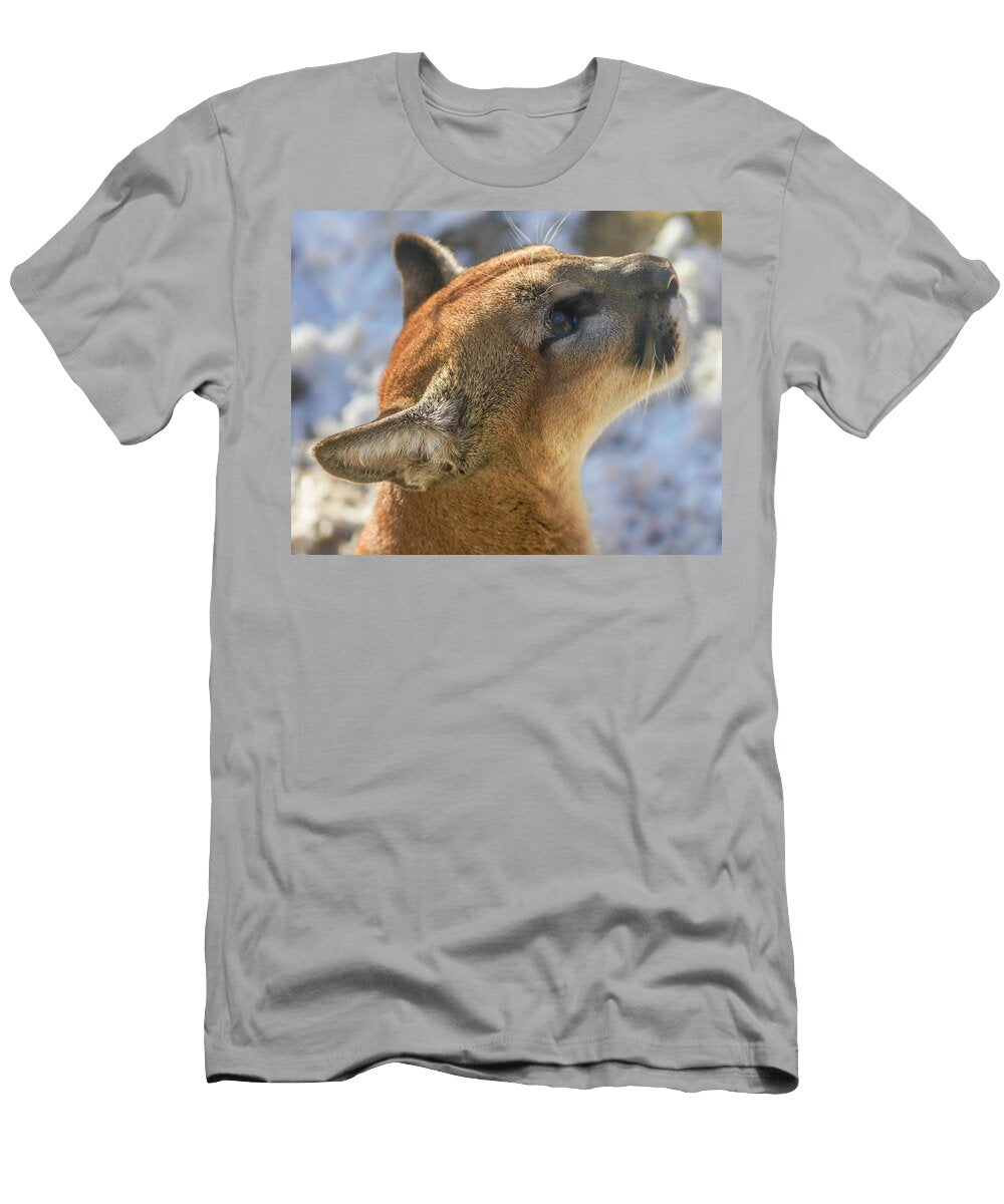 Cougar Portrait Susan Rydberg T-Shirt