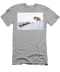 Cougar Scoping Things Out Wes and Dotty Weber T-Shirt
