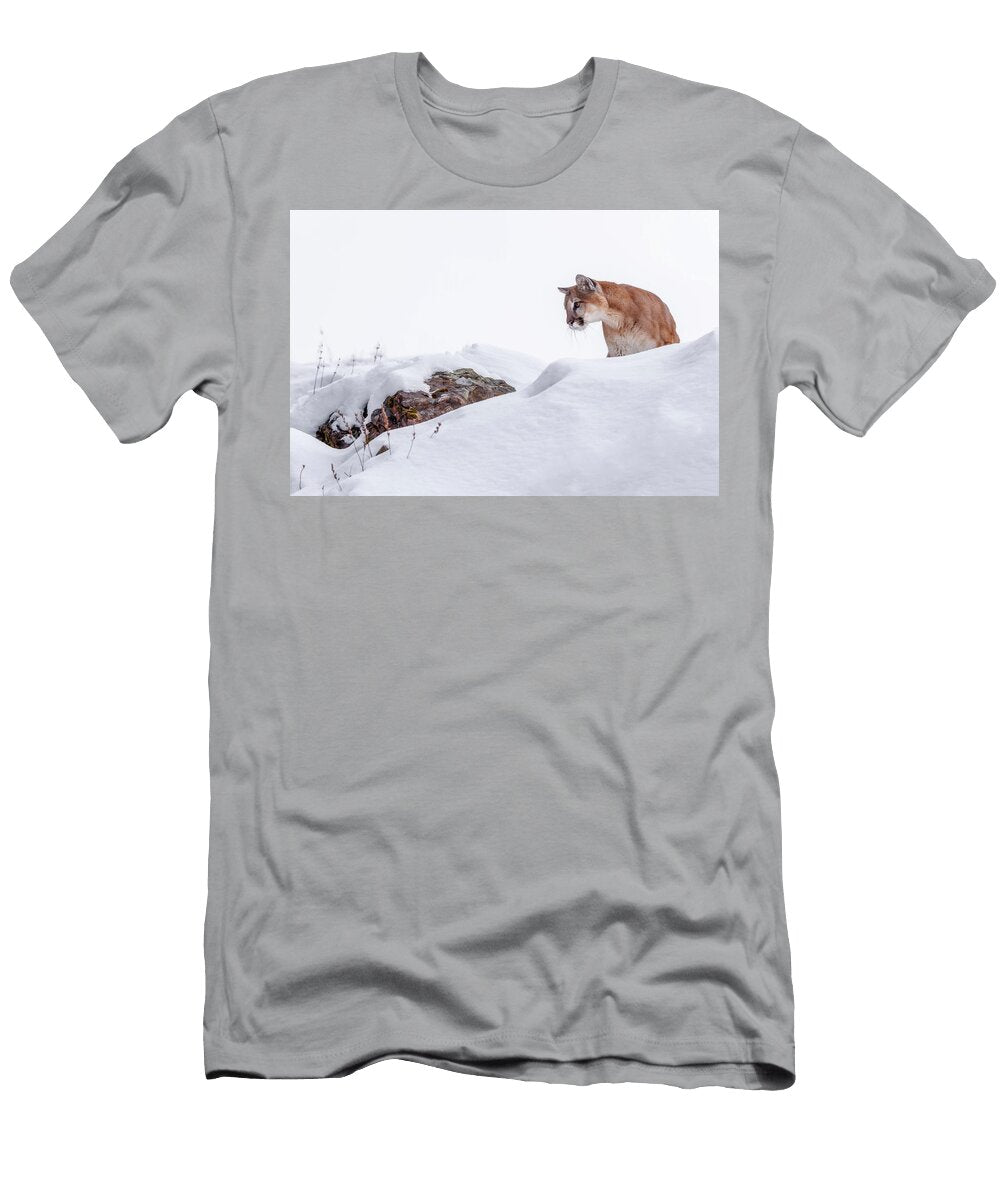 Cougar Scoping Things Out Wes and Dotty Weber T-Shirt