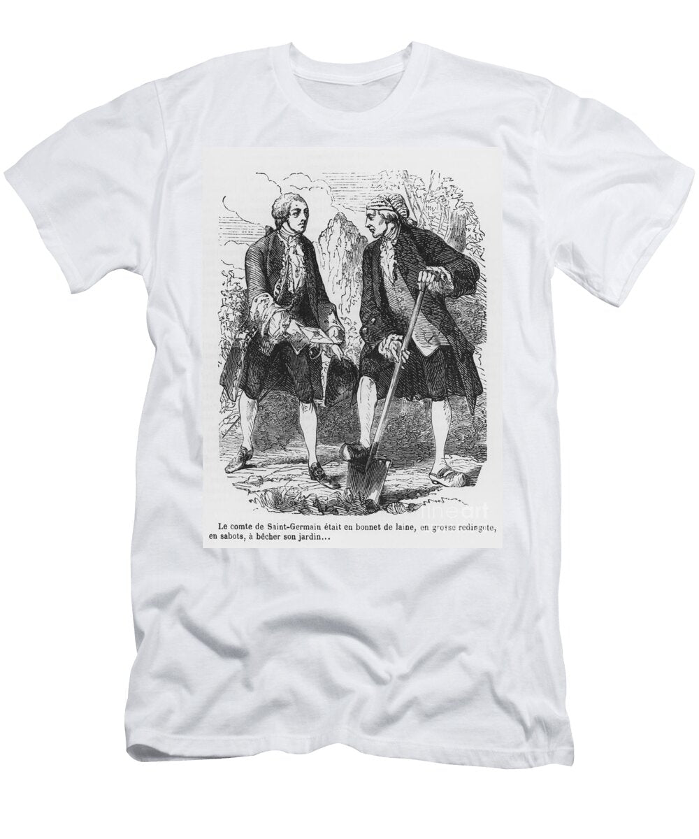 Count of St Germain Digging in His Garden Ange Louis Janet T-Shirt