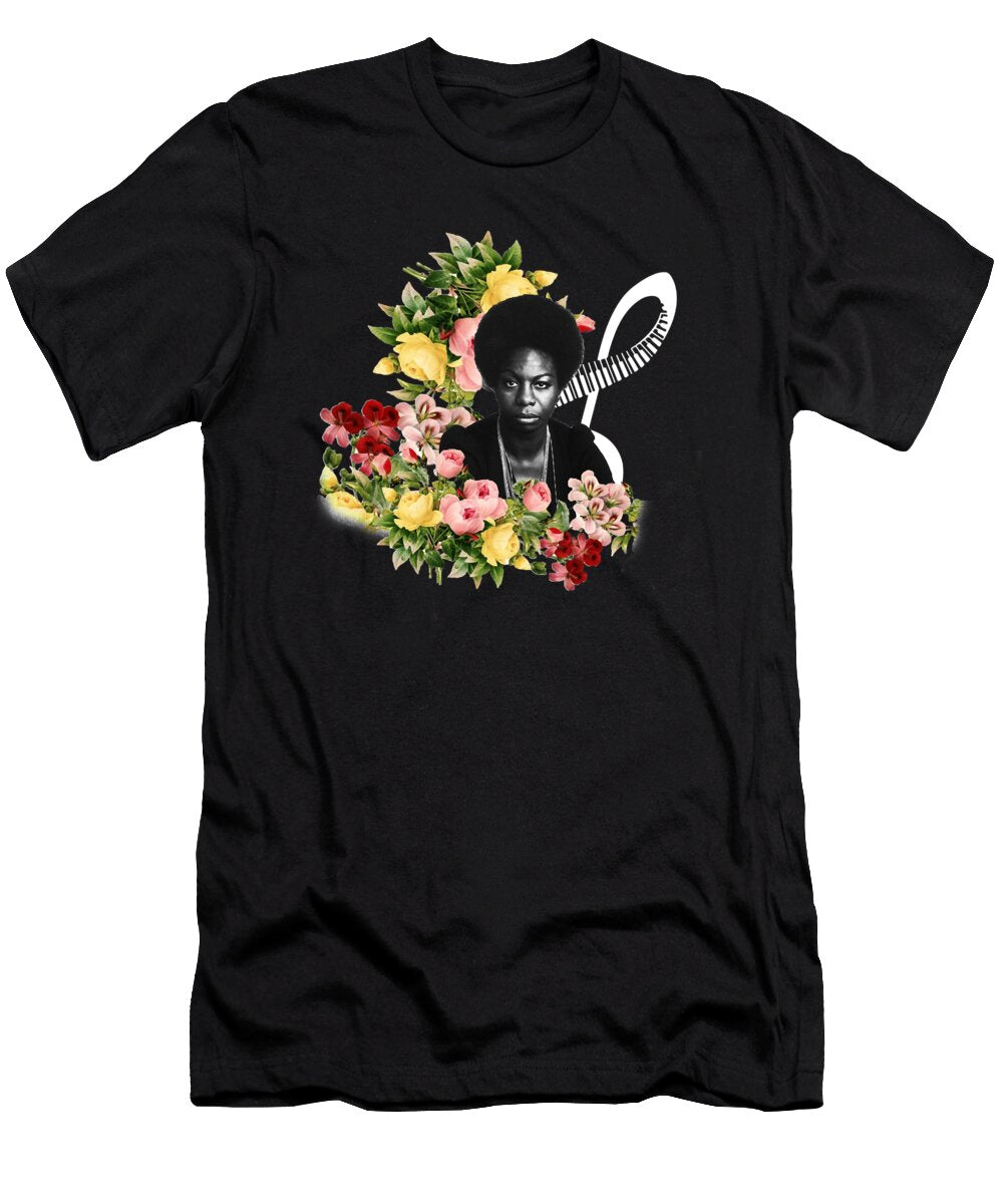 Courageous Lucky Nina Simone Halloween Holiday Retro Ezone Prints T-Shirt