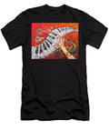Crazy Fingers Piano Keyboard Sue Duda T-Shirt