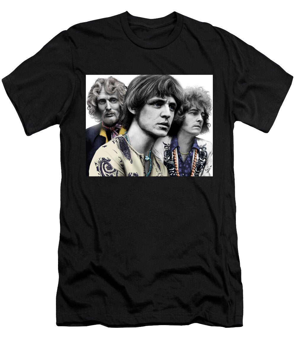 Cream Were a Rock Band Power Trio Supergroup in the 1960s Consisting of Bassist Singer Jack Bruce Affa Designs T-Shirt