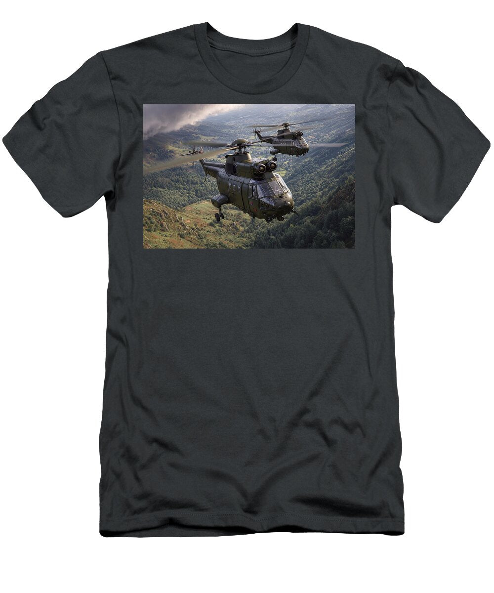 Crossing the Uplands Start Aviation T-Shirt