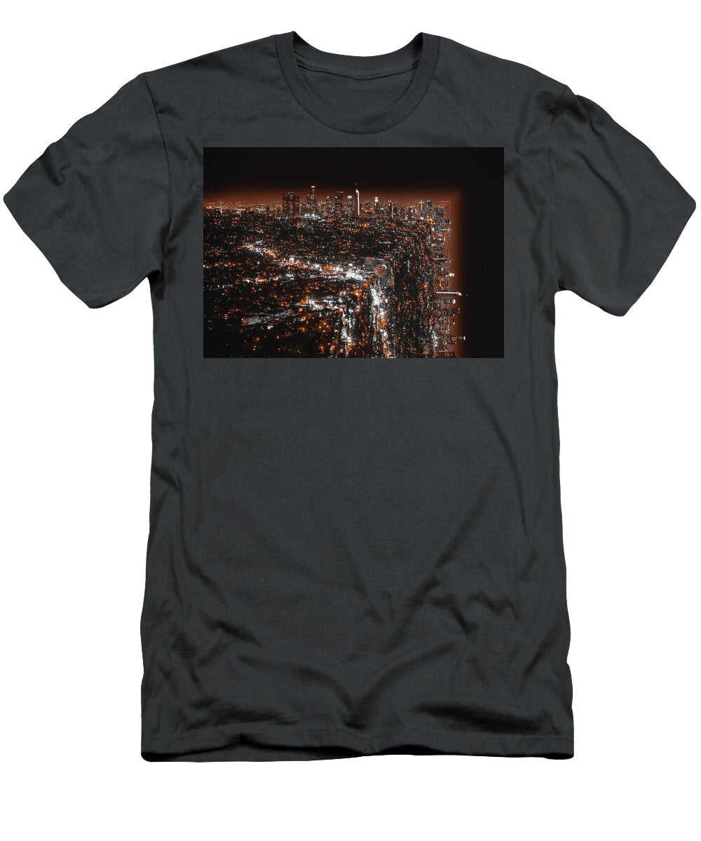 Cube City Night 2 Pelo Blanco Photo T-Shirt