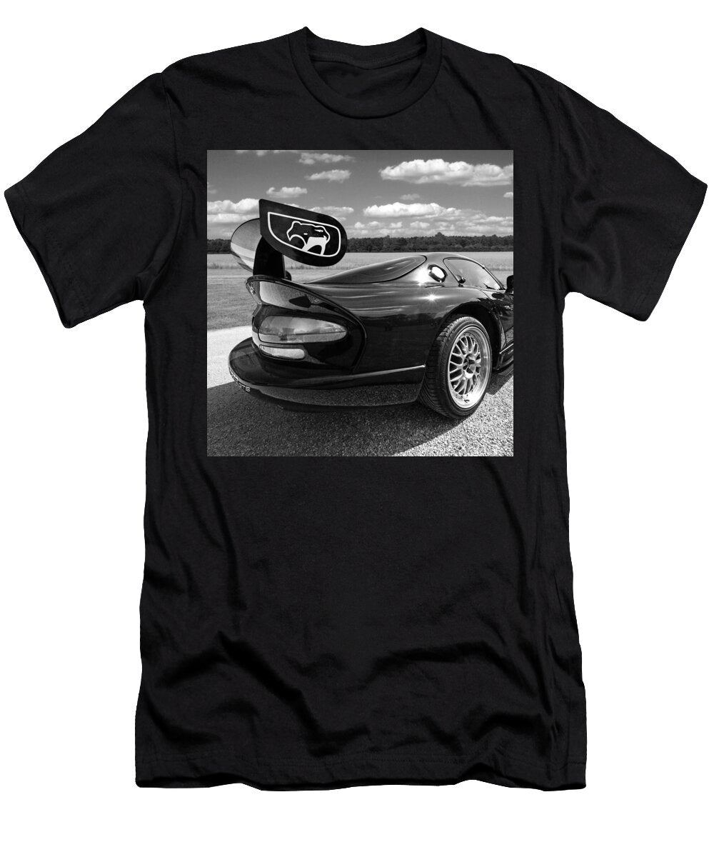 Curvalicious Viper Black and White Square Gill Billington T-Shirt