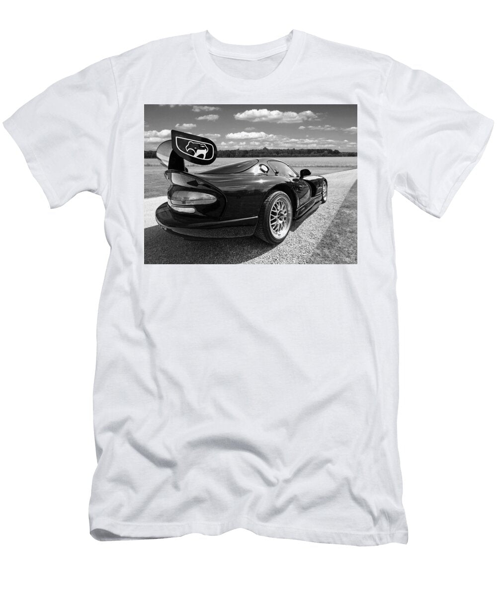 Curvalicious Viper in Black and White Gill Billington T-Shirt