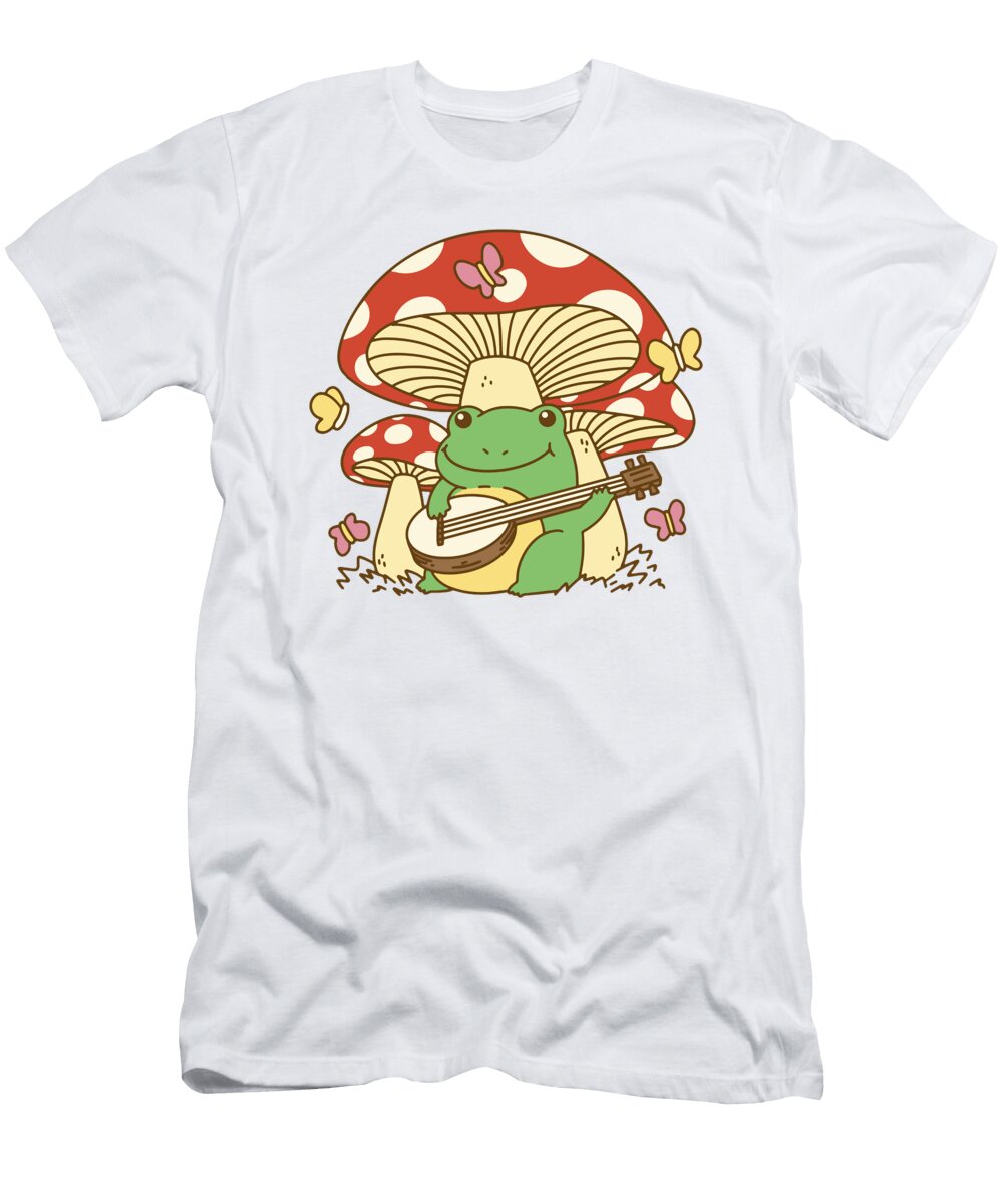 Cute Frog Banjo Player Me T-Shirt