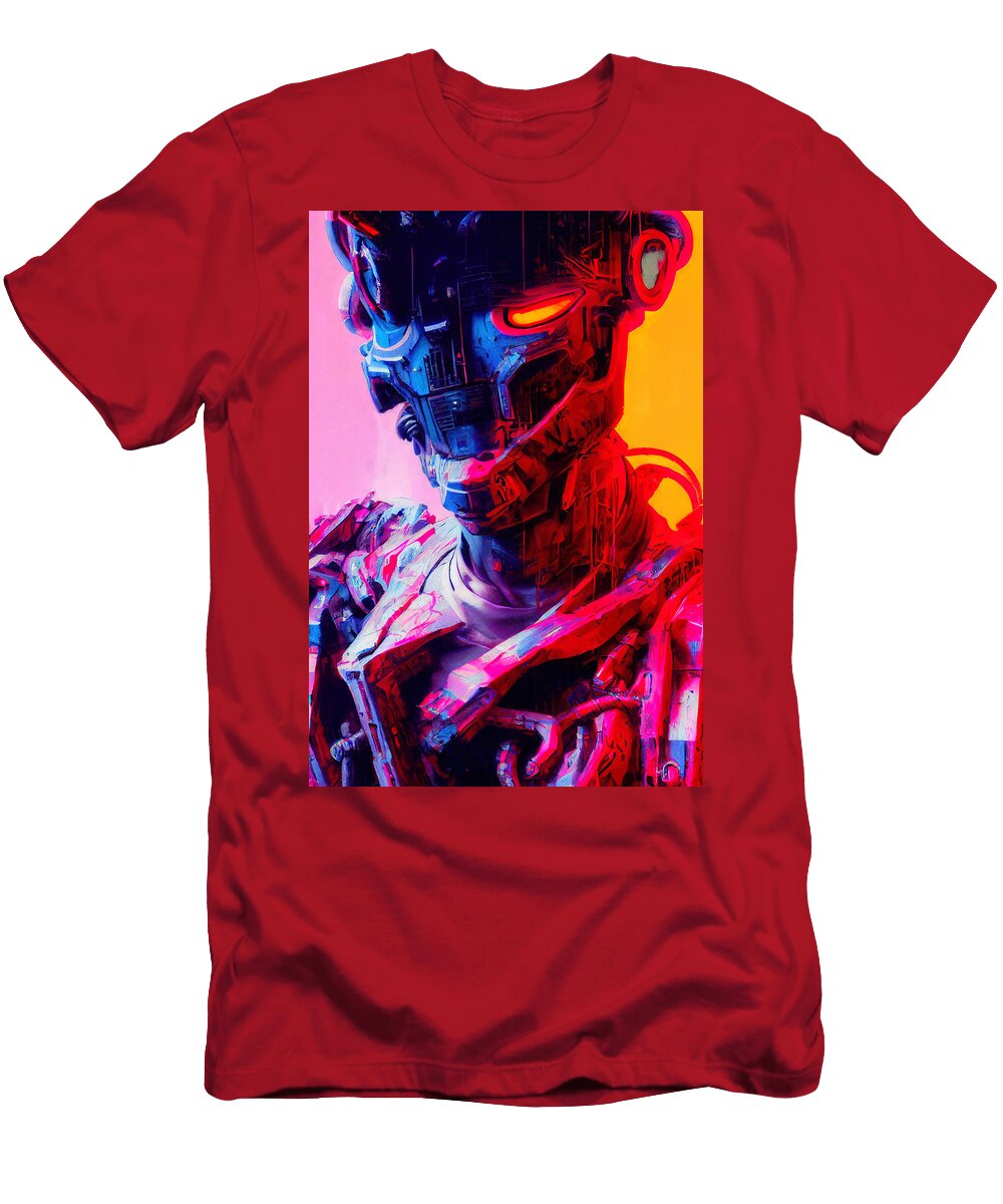 Cyber Demon 02 Am Fineartprints T-Shirt