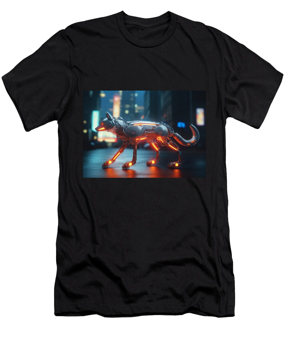 Cyber Fox Cosmic Creations T-Shirt