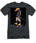 Cyber Ninja Orange Neon Palette Knife Impasto Wall Art Ramy Hefny T-Shirt