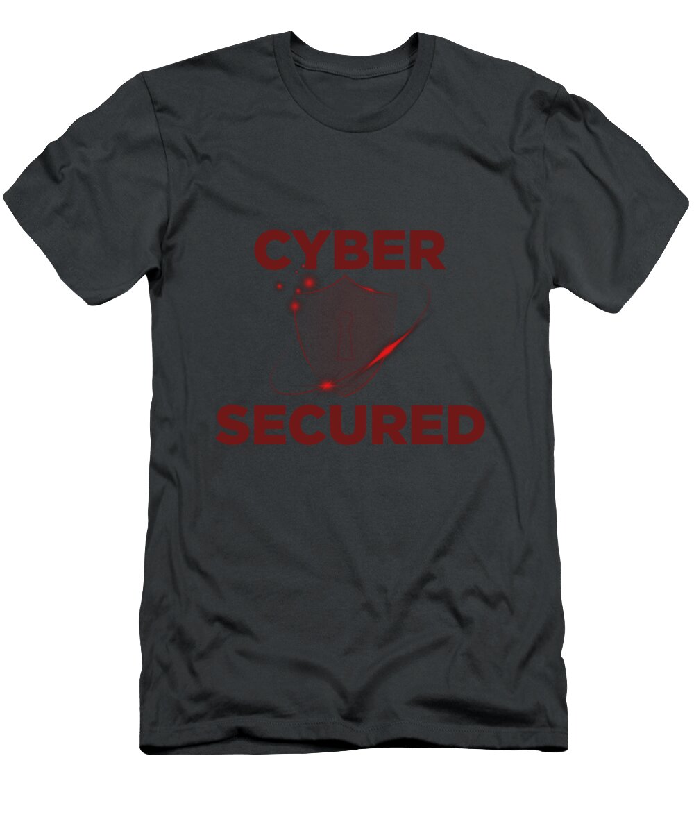 Cyber Secured 3 01 Celestial Images T-Shirt