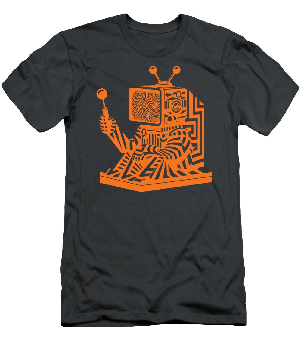 Cyber Televison Console Robot Paulo Augusto T-Shirt