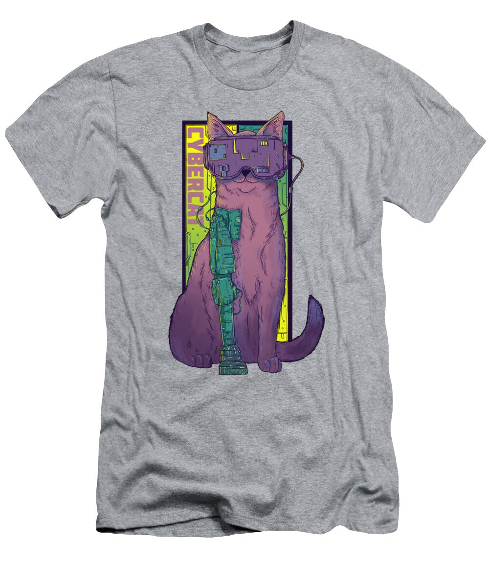 Cybercat Cyber Security Heather Caldwell T-Shirt