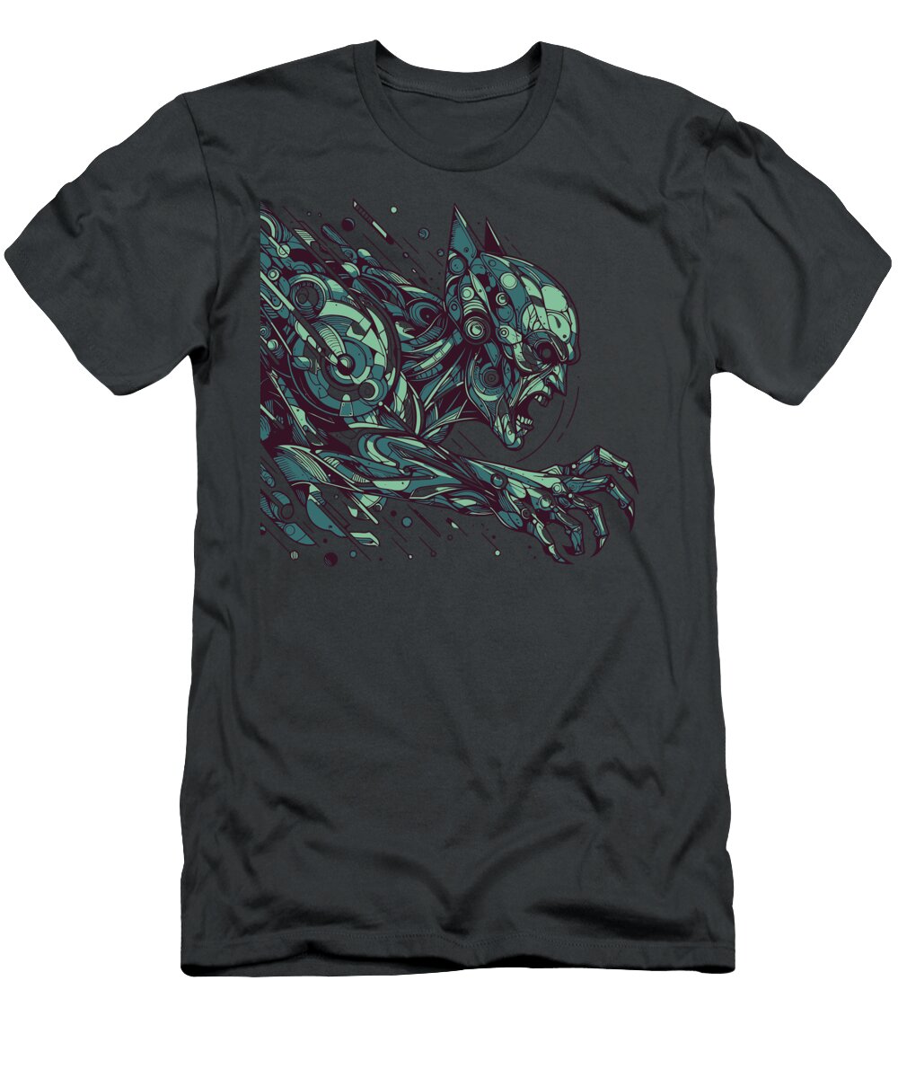 Cybernetic Alien Robot Paulo Augusto T-Shirt