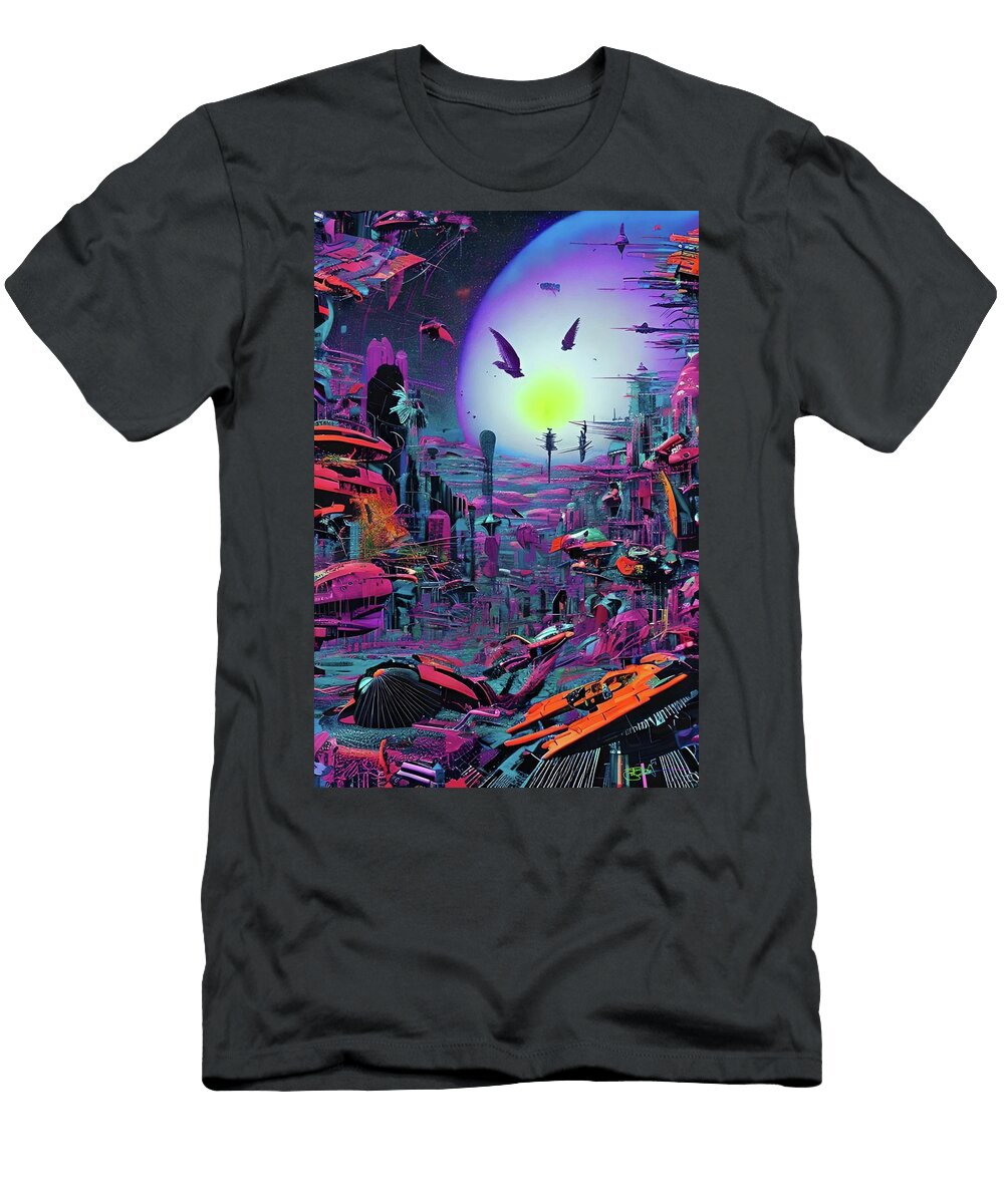 Cyberpunk Apocalypse Future 122 Benito Del Ray T-Shirt