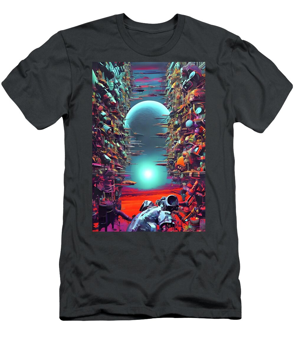 Cyberpunk Apocalypse Future 123 Benito Del Ray T-Shirt