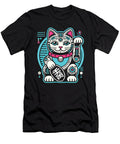 Cyberpunk Maneki Neko Lucky Money Cat Matthew Chan T-Shirt