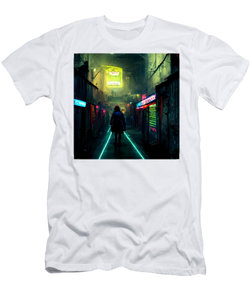 Cyberpunk Street John Lutheran T-Shirt