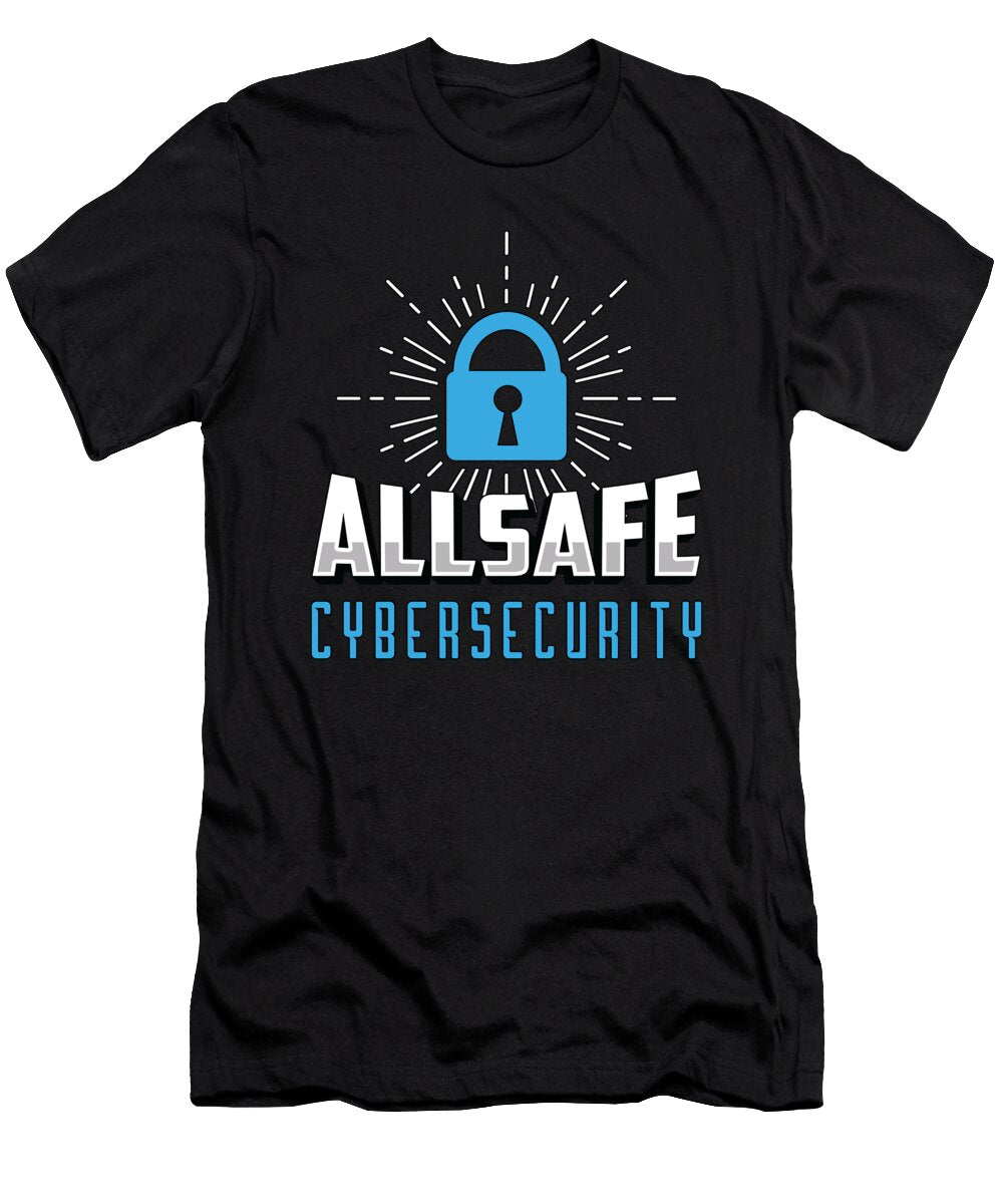Cybersecurity Allsafe Cybersecurity Programmer Tshirtconcepts Marvin Poppe T-Shirt