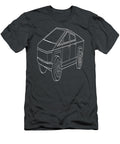 Cybertrucks Line Art Futuristic Truck Cyber Design Ev Fan Ayanah Mahree T-Shirt