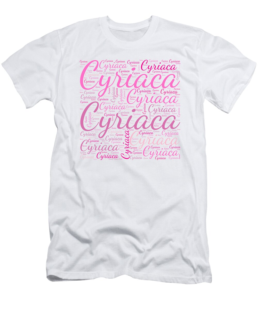 Cyriaca Names Without Frontiers Vidddie Publyshd T-Shirt