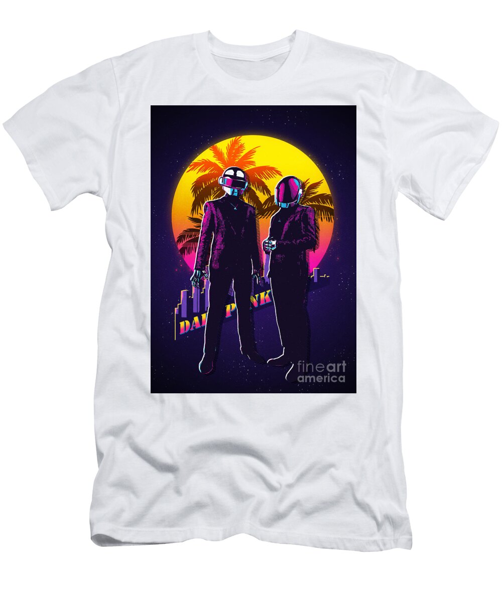 Daft Punk 80s Style Yanuar Ahmat Tabbar T-Shirt