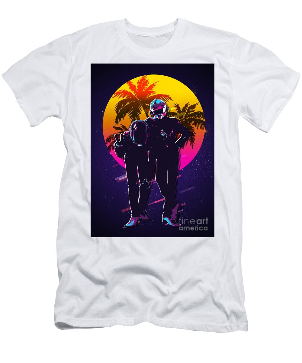 Daft Punk 80s Style1 Yanuar Ahmat Tabbar T-Shirt