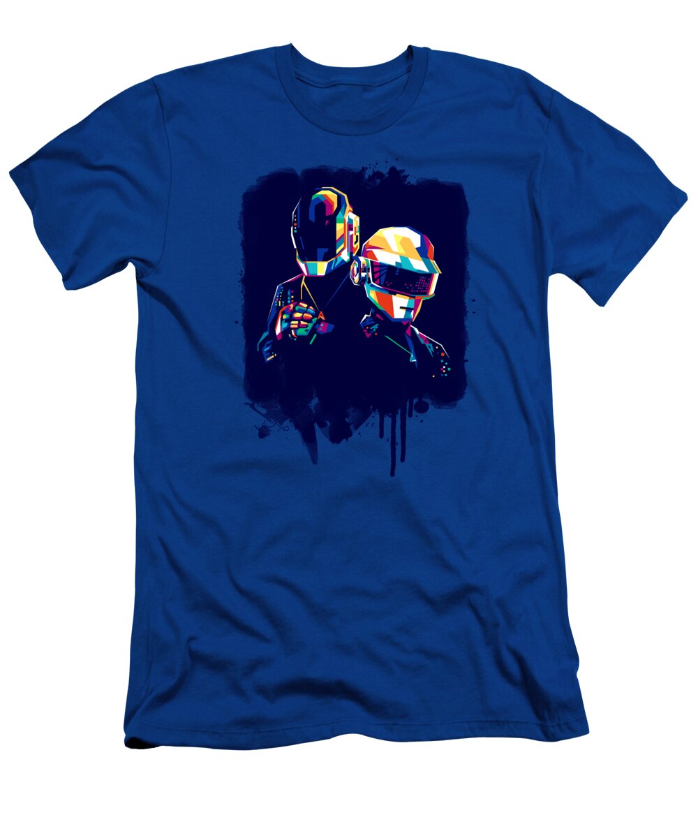 Daft Punk in Wpap Ical Said T-Shirt