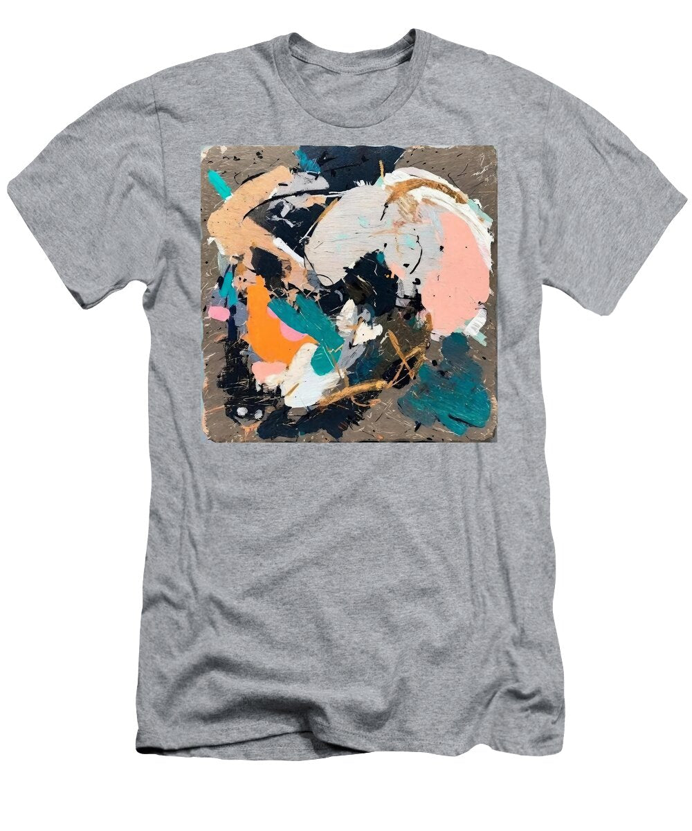 Dance Abstract Colorful People Gestural Small Painting Wafe Akkash T-Shirt