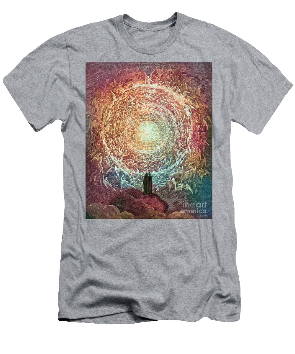 Dante and Beatrice Gaze Upon the Highest Heaven S1 Historic Illustrations T-Shirt