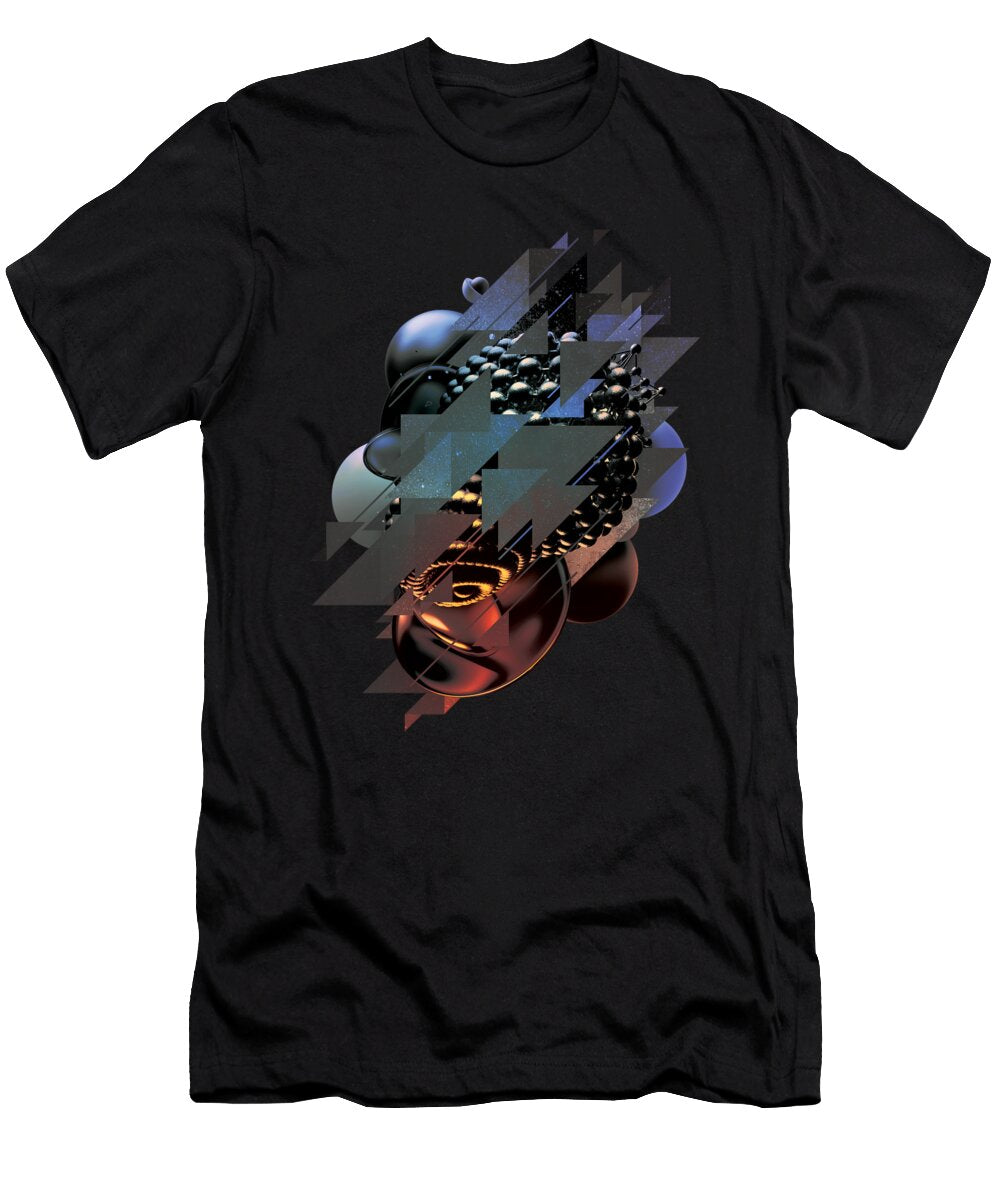 Dark Abstract Shapes Stylewish Studio T-Shirt