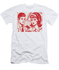 Dark Haired Man and Woman in Car Csa Images T-Shirt