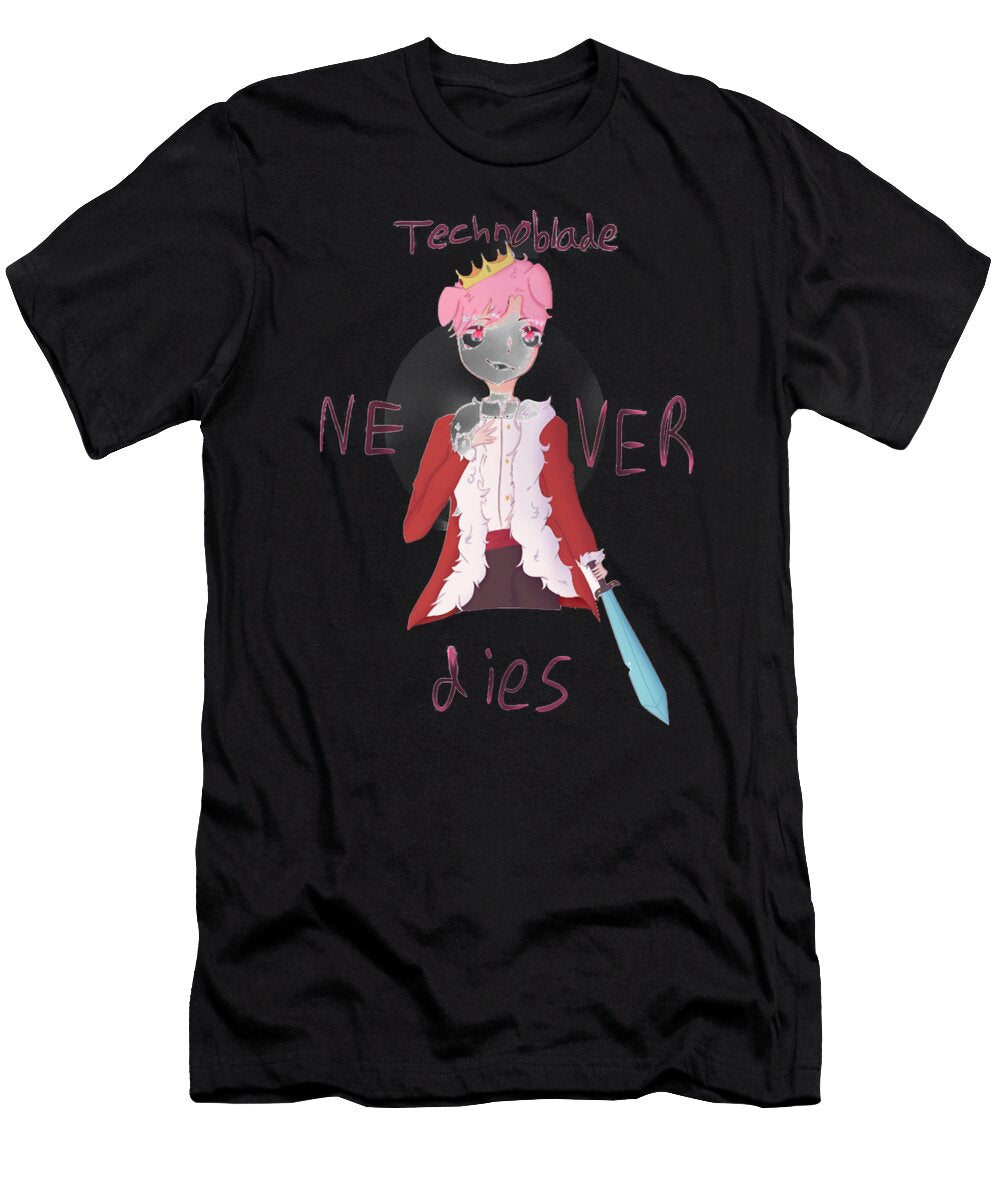Day Gift for Internet Technoblade Celebrity Gifts Music Fans Anime Chipi T-Shirt