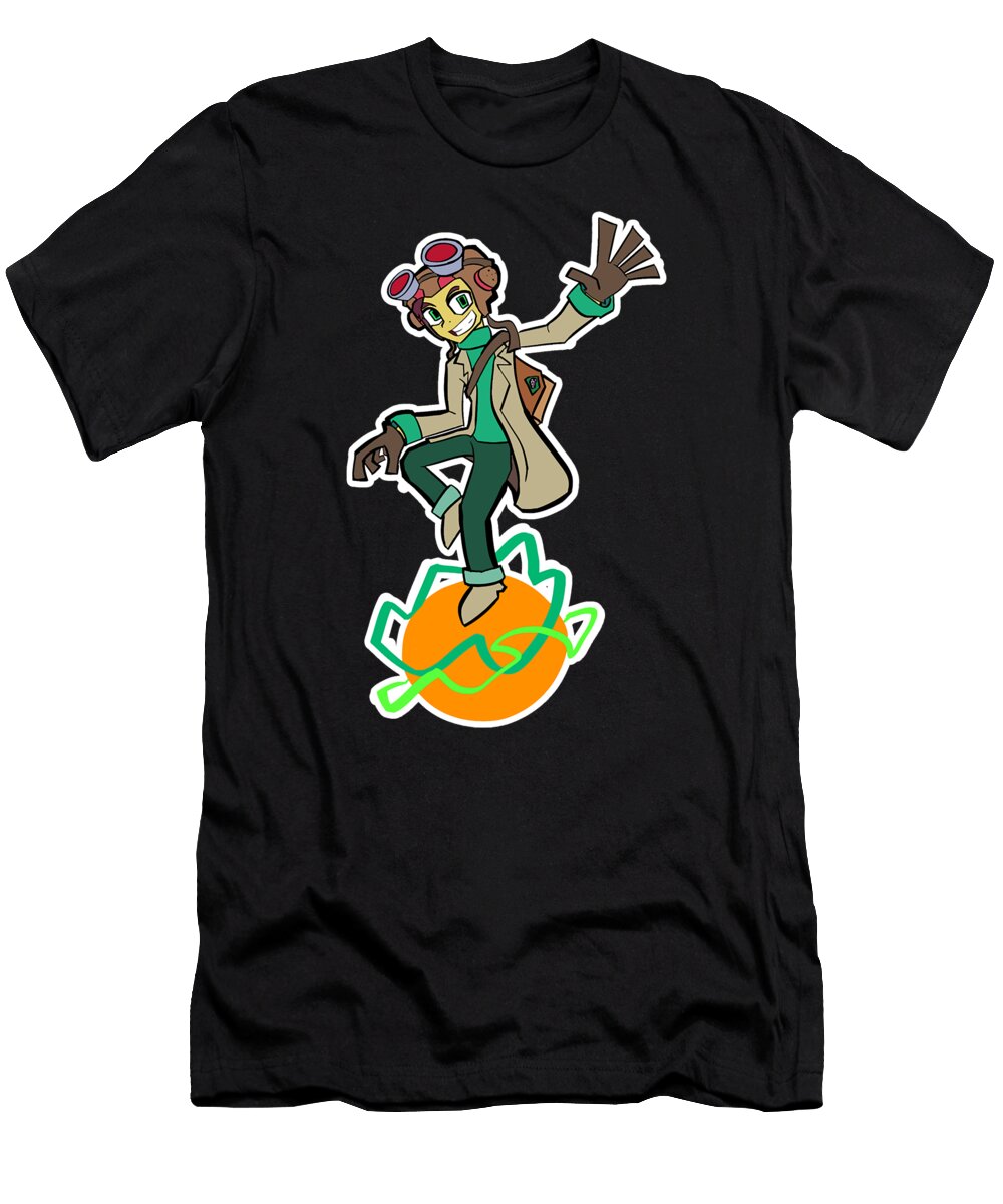 Day Gifts Psychonauts Print Gamer Art Awesome for Movie Fan Douxie Grimo T-Shirt