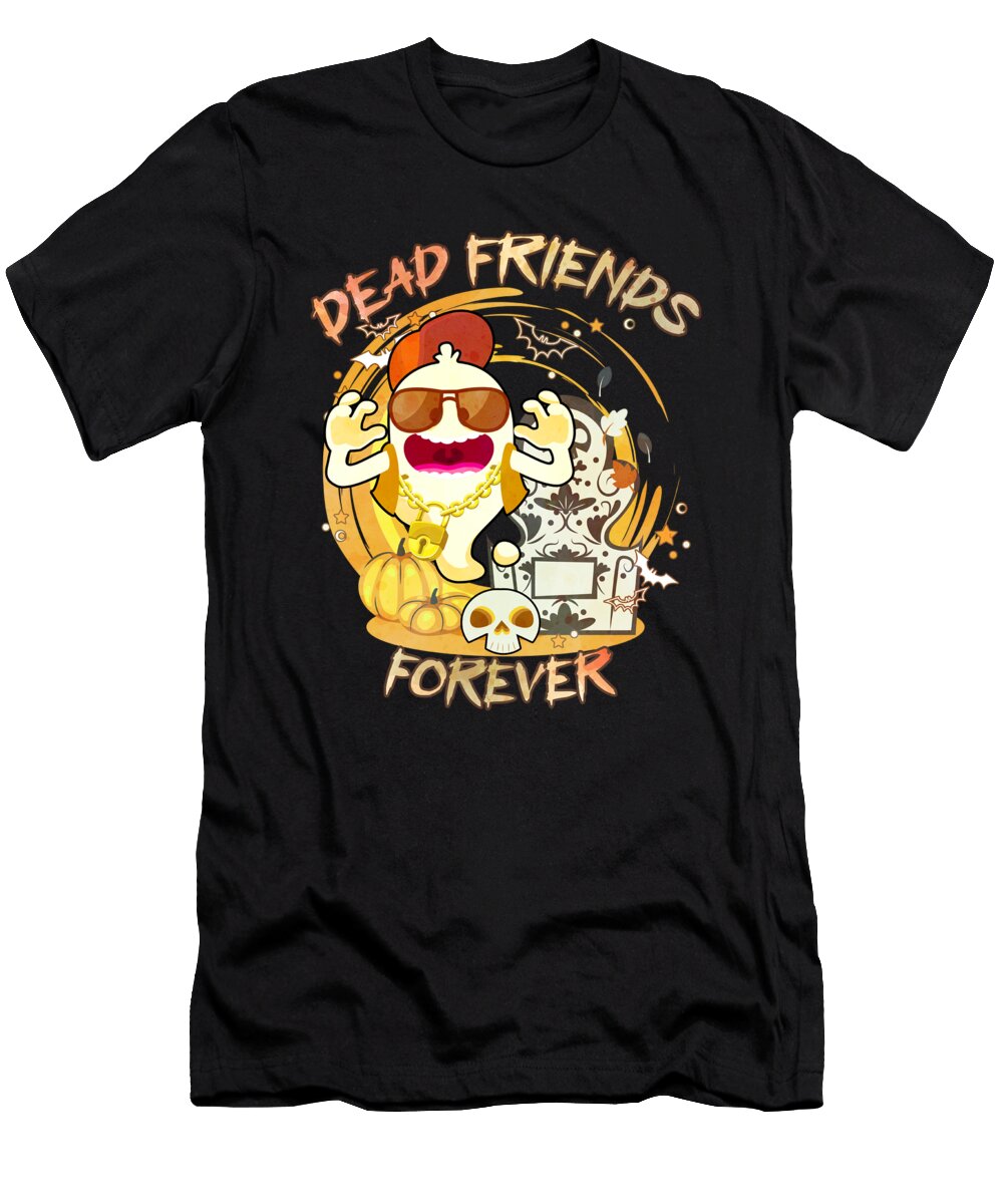 Dead Friends Forever Cool Ghost Rapper Licensed Art T-Shirt