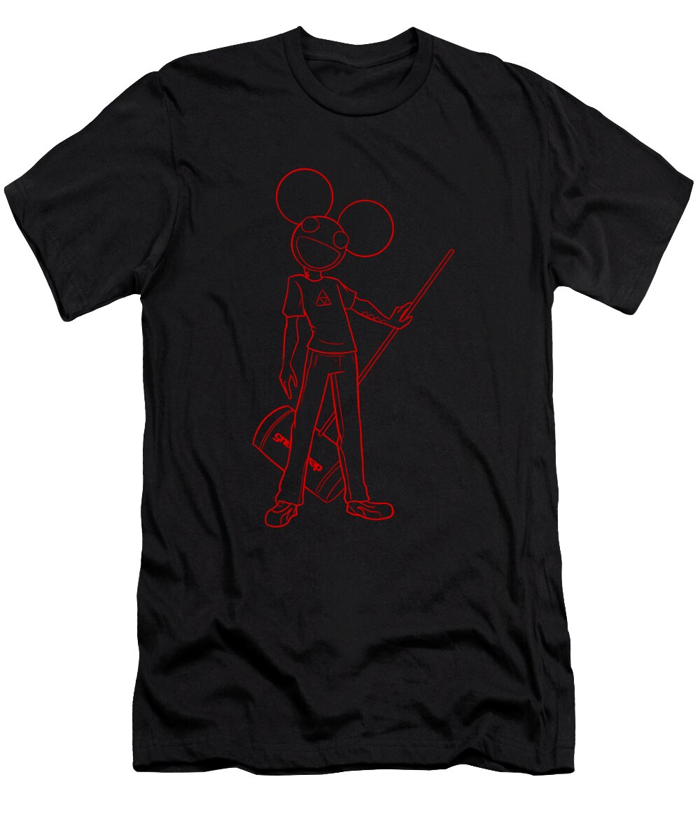 Deadmau Red Neon Light Baim Wongaksan T-Shirt