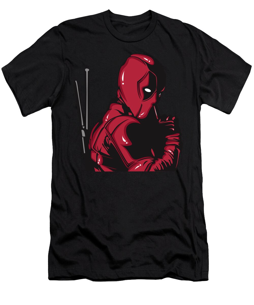 Deadpool Art Angel Arts T-Shirt