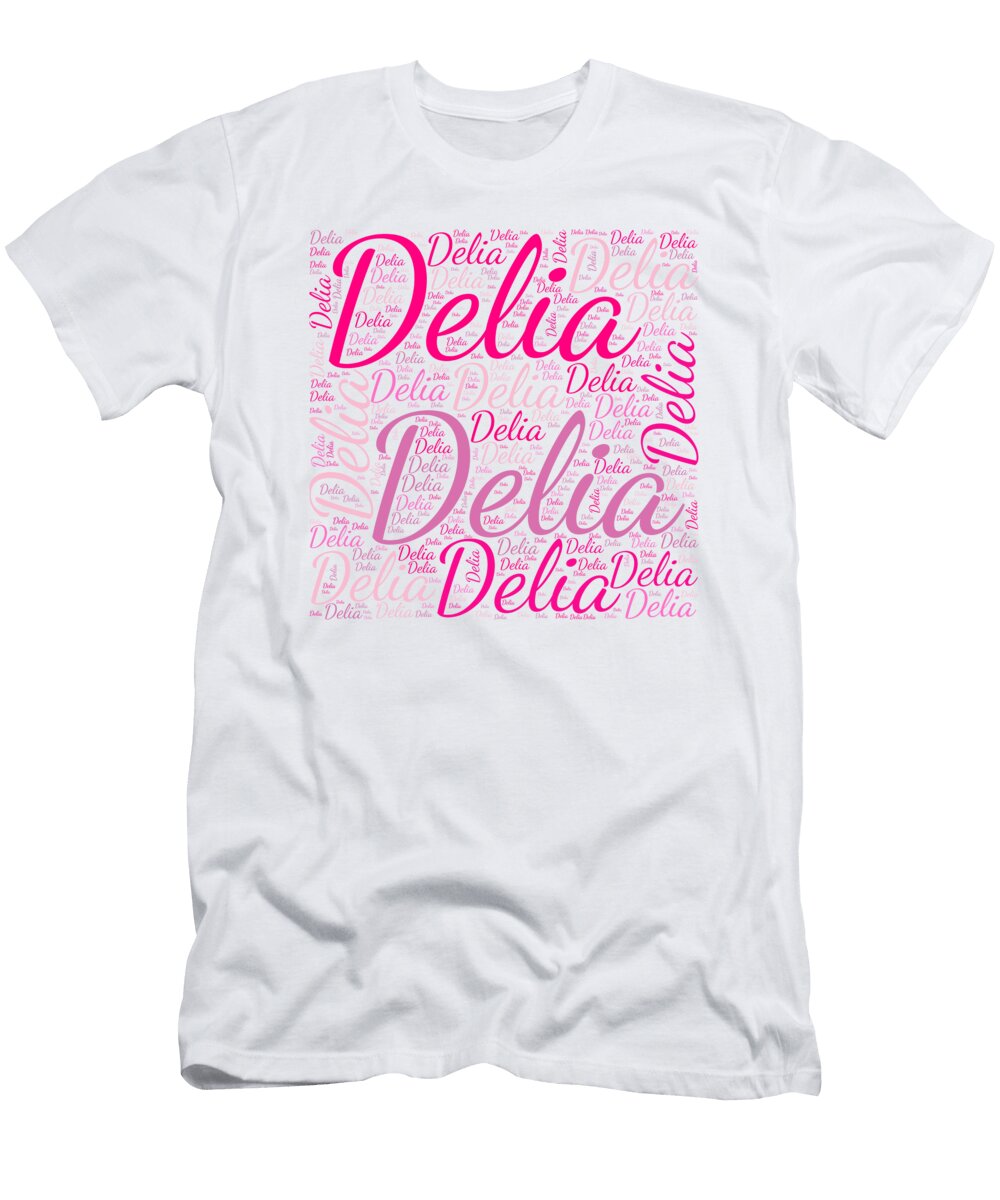 Delia Names Without Frontiers Vidddie Publyshd T-Shirt