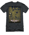 Denver Nuggets Pepsi Center Chopper Circle Denver Colorado USA Leith Huber T-Shirt