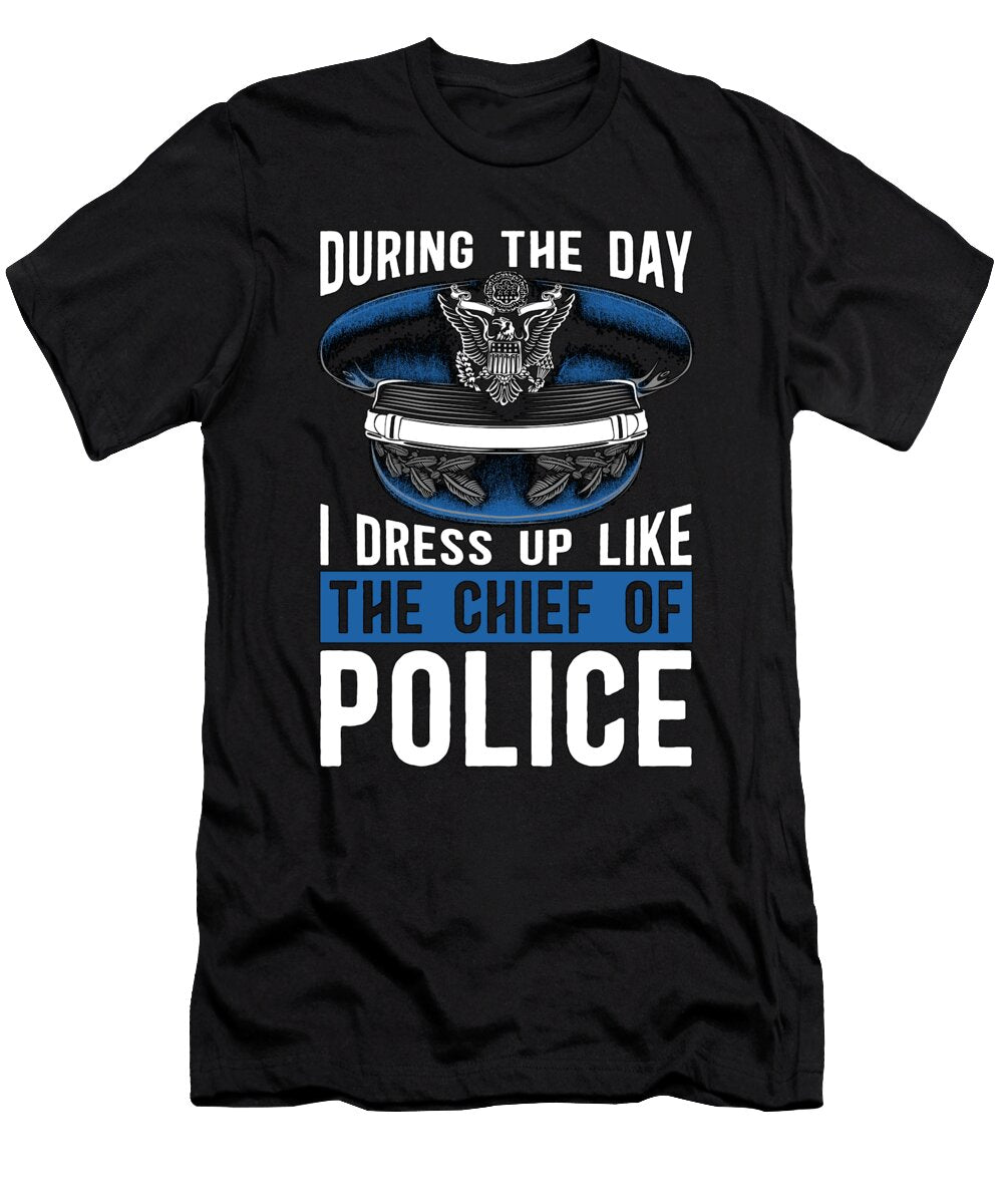 Deputy Chief of Police During the Day Police Chief Tshirtconcepts Marvin Poppe T-Shirt