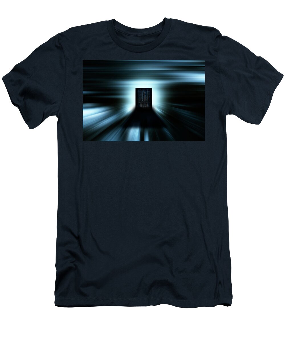 Dimensional Door Pelo Blanco Photo T-Shirt