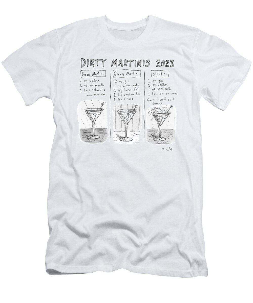 Dirty Martinis 2023 Roz Chast T-Shirt