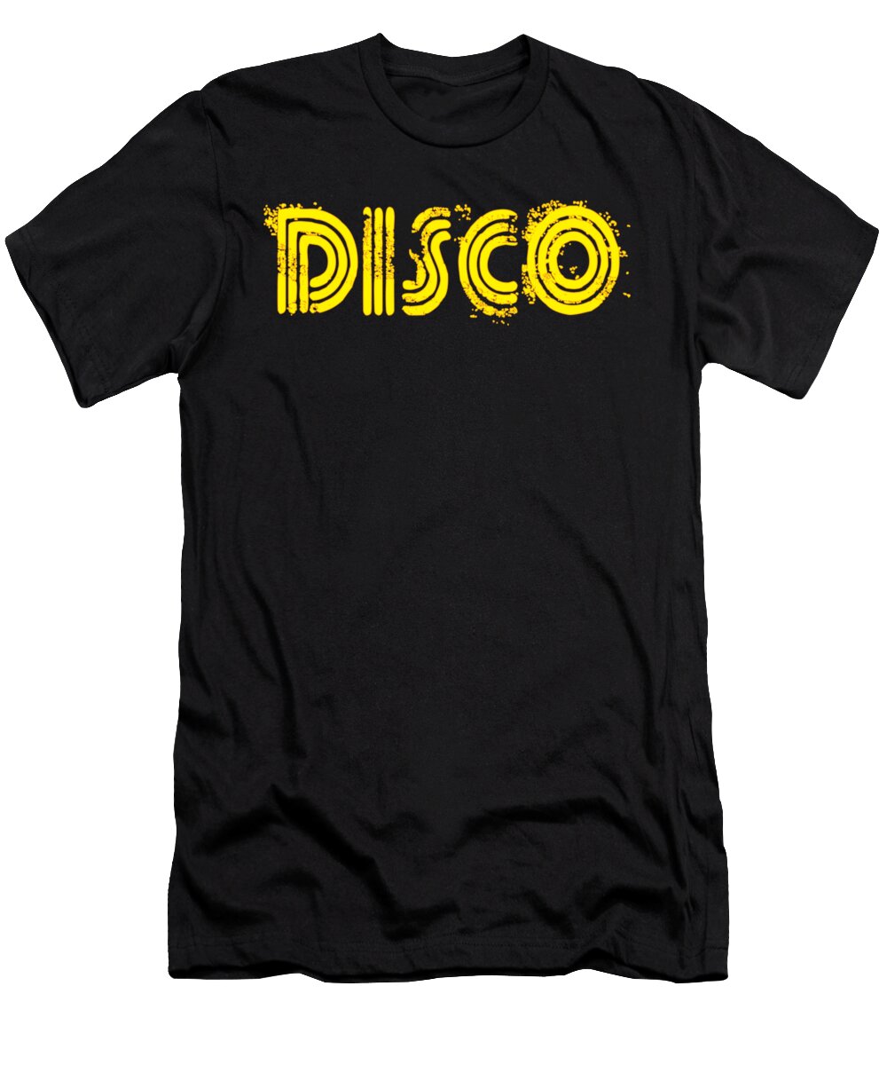 Disco Neon Lights Text 1970s Disco Funk Vintage Retro Funky Henry B T-Shirt