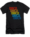 Disco Repeat Rainbow 1970s Disco Funk Vintage Retro Neon Light Funky Henry B T-Shirt