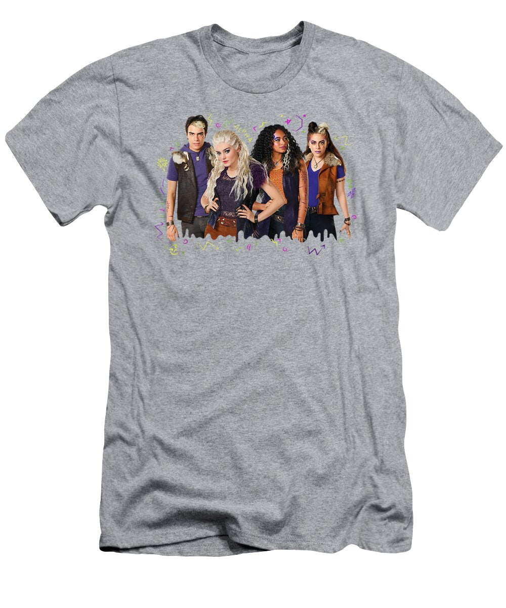 Disney Channel Zombies 2 Addison and Werewolves1 Biwaro Layla T-Shirt