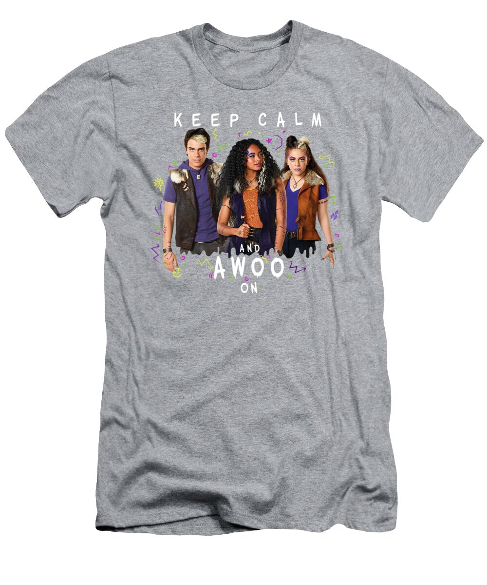 Disney Channel Zombies 2 Keep Calm and Awoo on Kham Thuong Bui T-Shirt